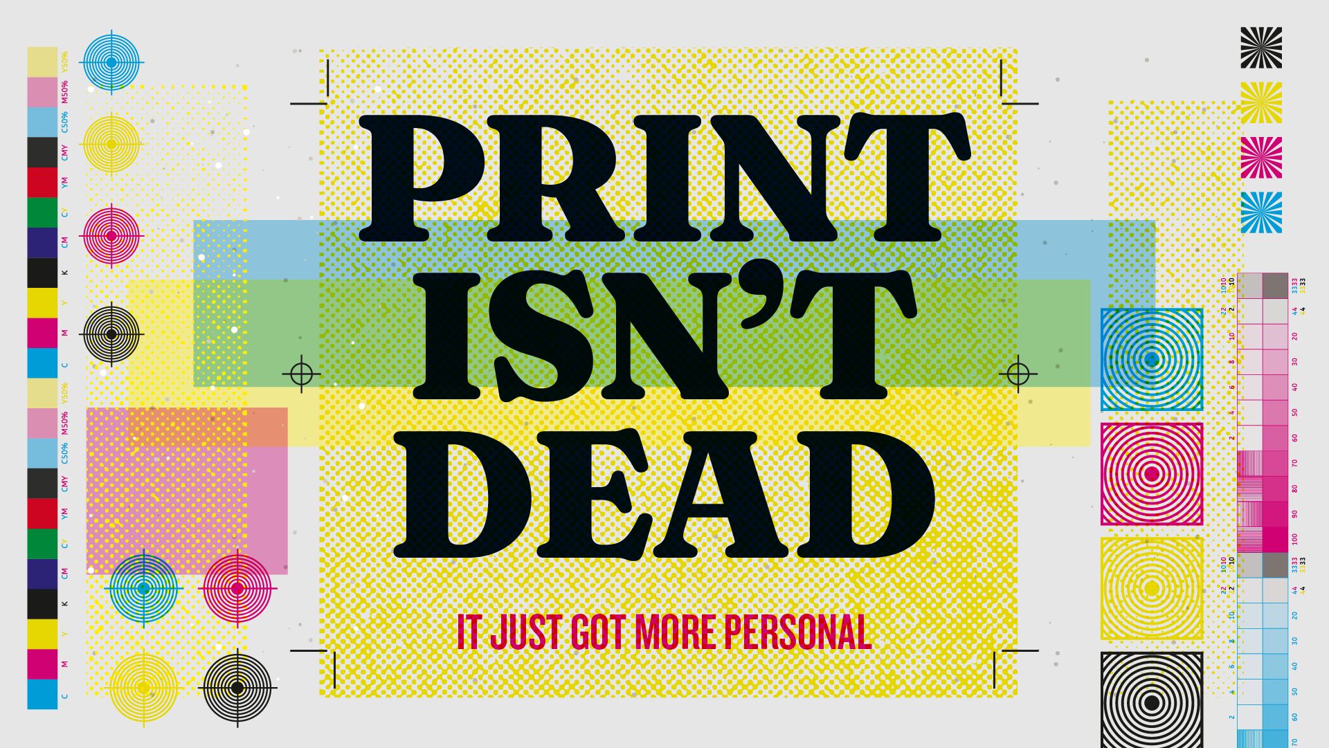"Print isn't dead" banner