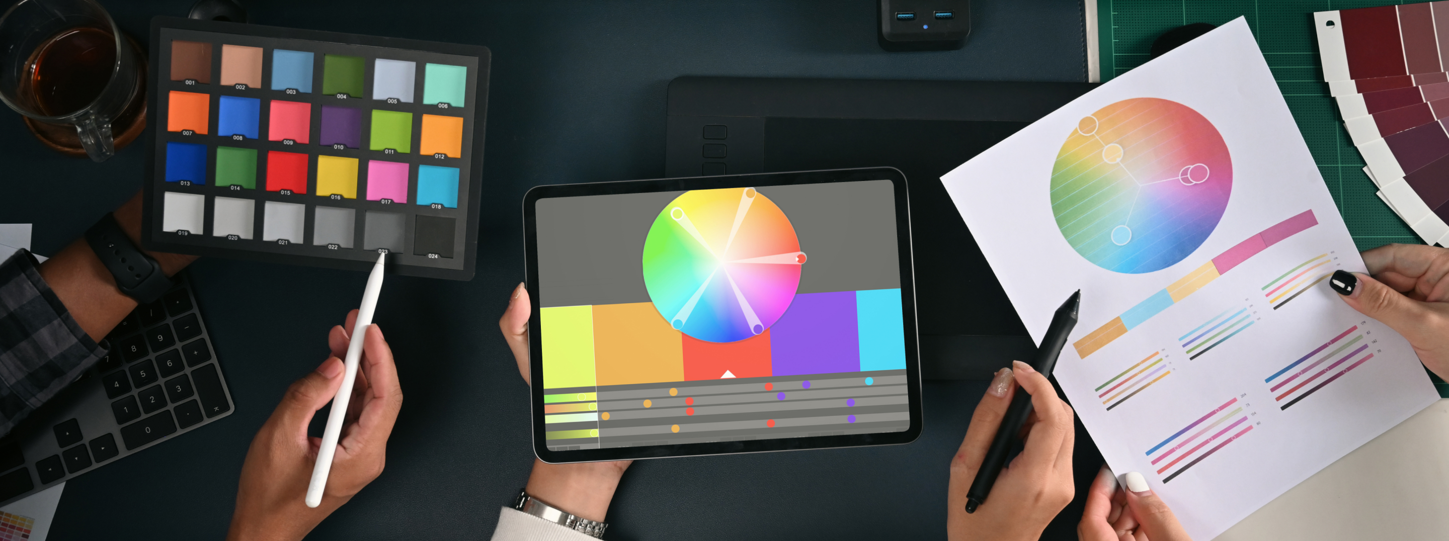 Colour gradients