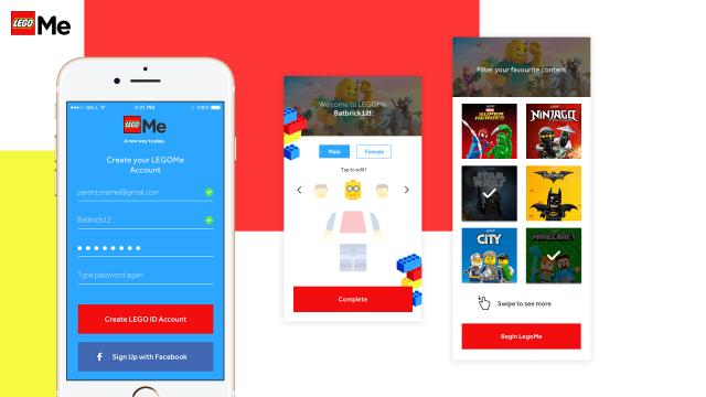 LEGO Me signup