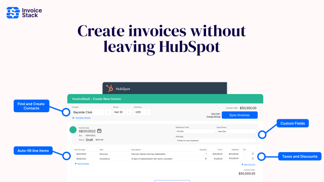Invoicing on HubSpot