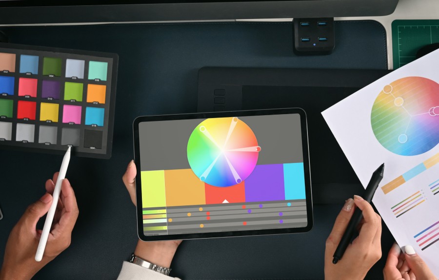 Colour gradients