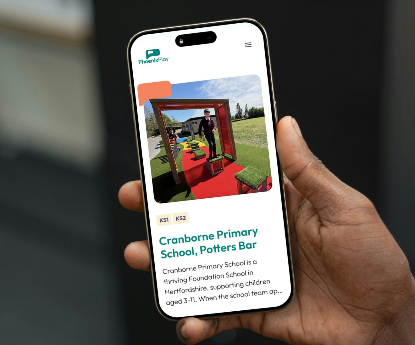 Mobile mockup