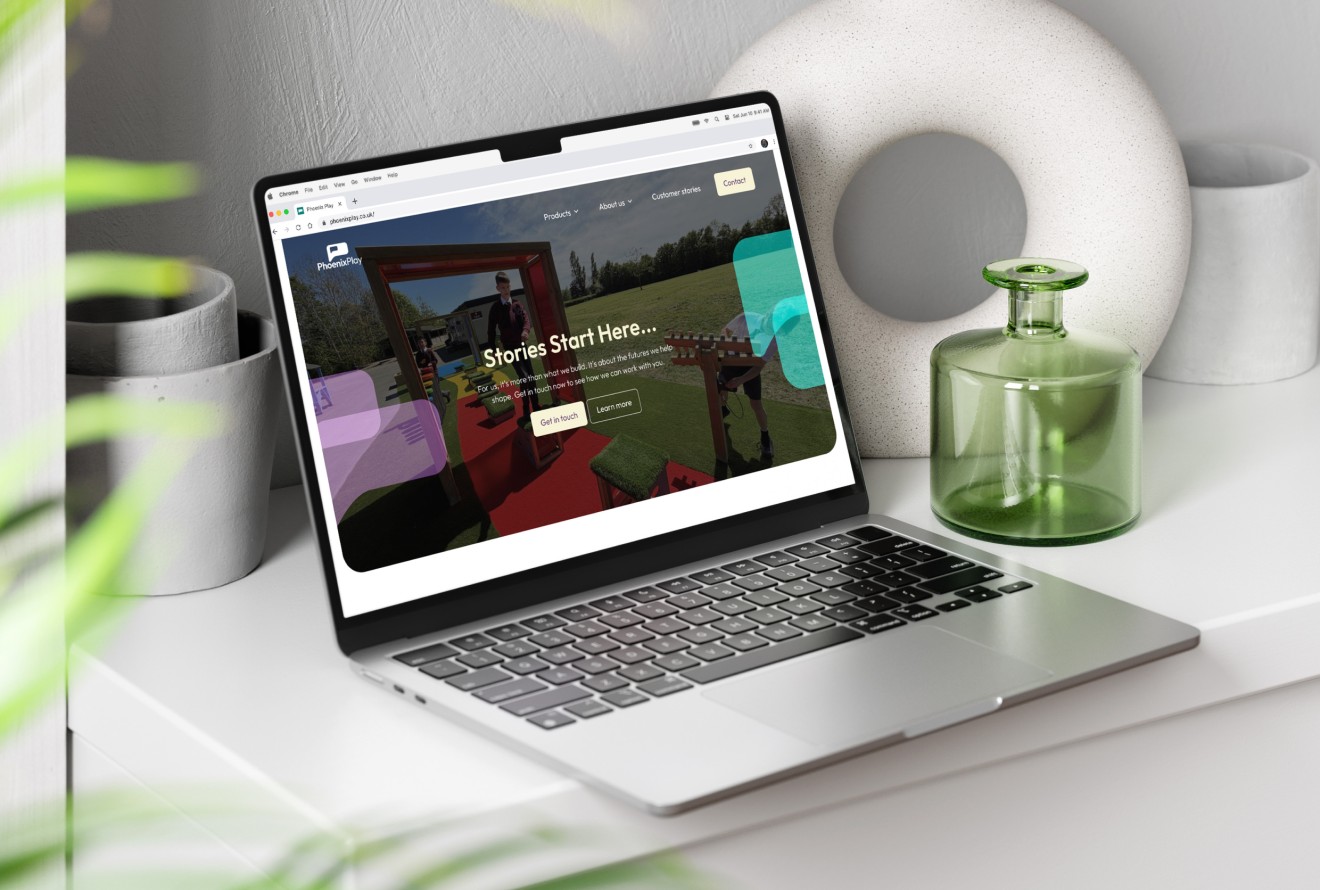website mockup