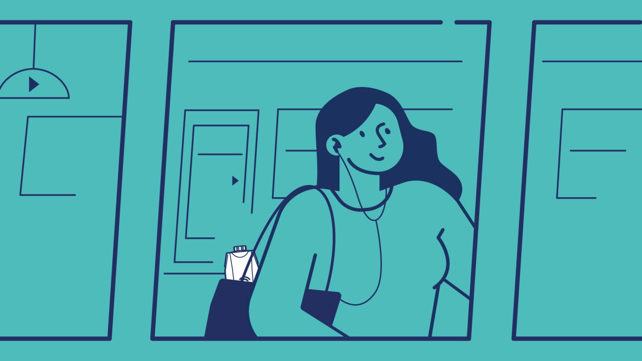 Still from animation showing day not being interrupted 